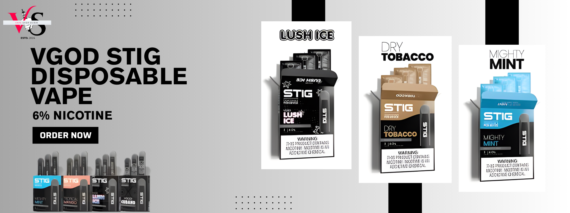 Vgod Stig Disposable Vape 6%