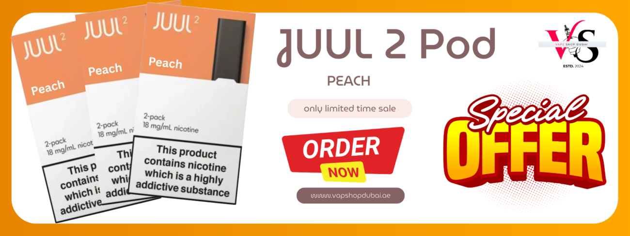 Peach JUUL 2 Pod