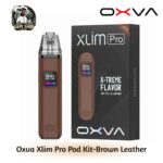Oxva Xlim Pro Pod Kit Brown Leather