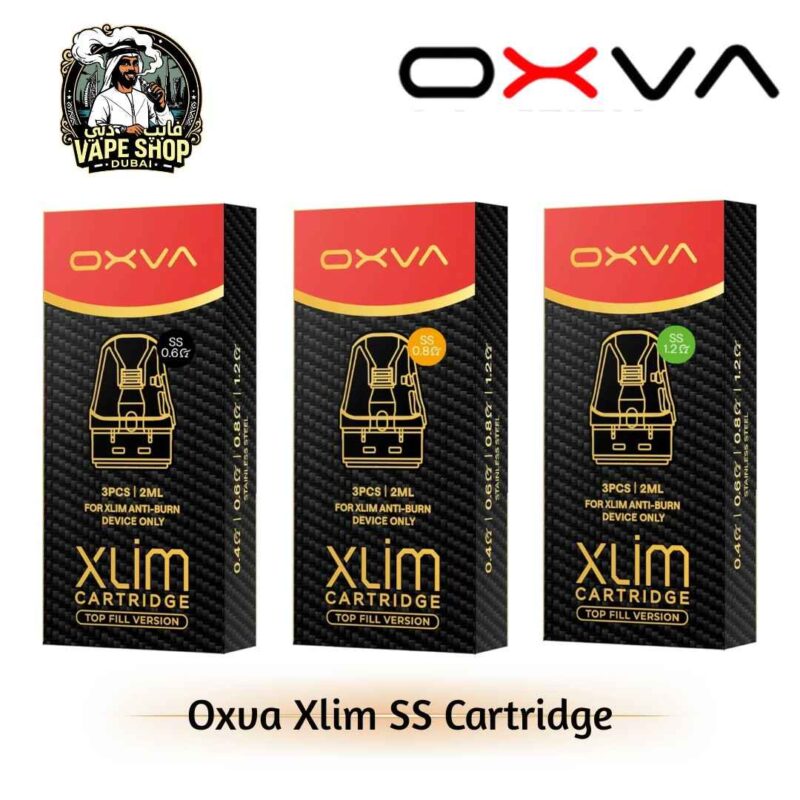Oxva Xlim SS Cartridge 2ml 3pcs in UAE