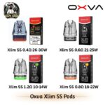 Oxva Xlim SS Cartridge 3Pcs all ohm