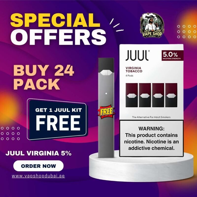 Buy Juul 1 Pods Virginia Tobacco Get Juul 1 Device Free