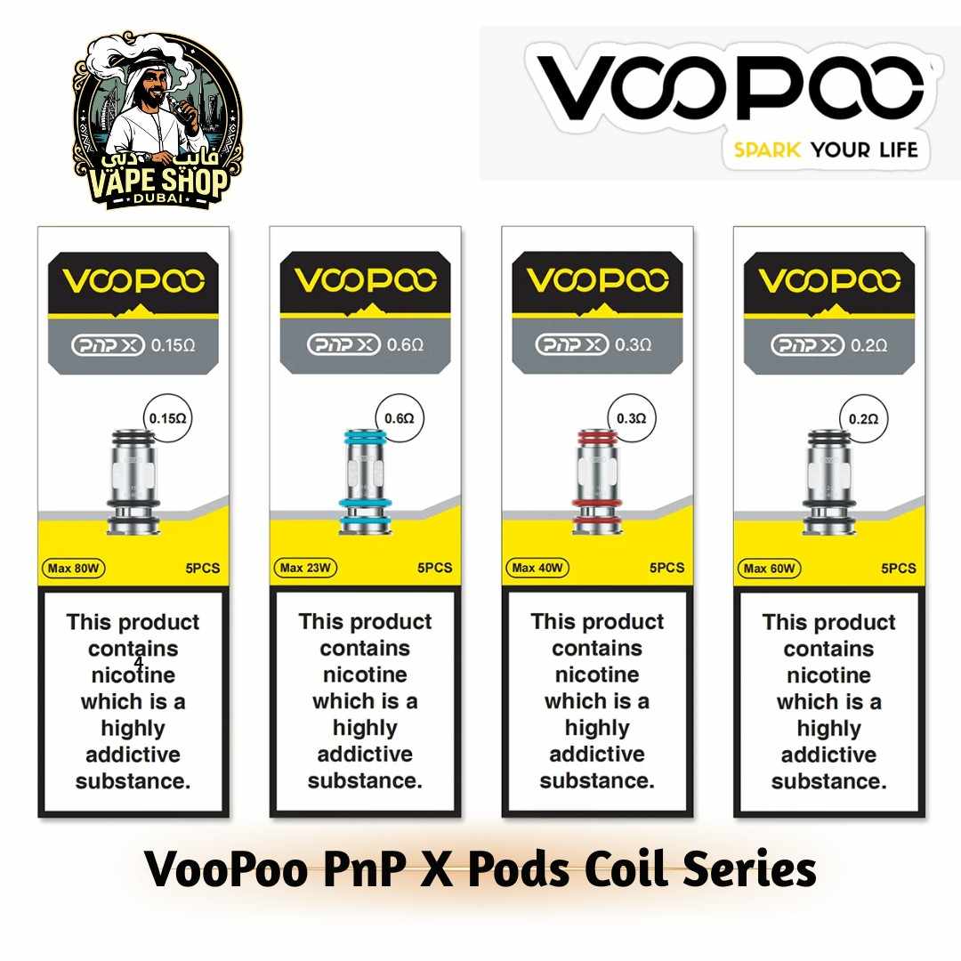 Buy VooPoo PnP X Coils all ohm in UAE Buy VooPoo PnP X Coils Series in UAE