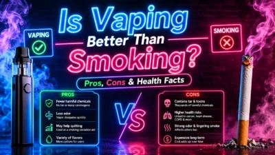 Is Vaping Better Than Smoking? Pros, Cons & Health Facts