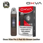 Oxva Xlim Pro 3 Pod Kit Brown Leather