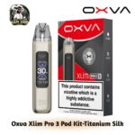 Oxva Xlim Pro 3 Pod Kit Titanium Silk