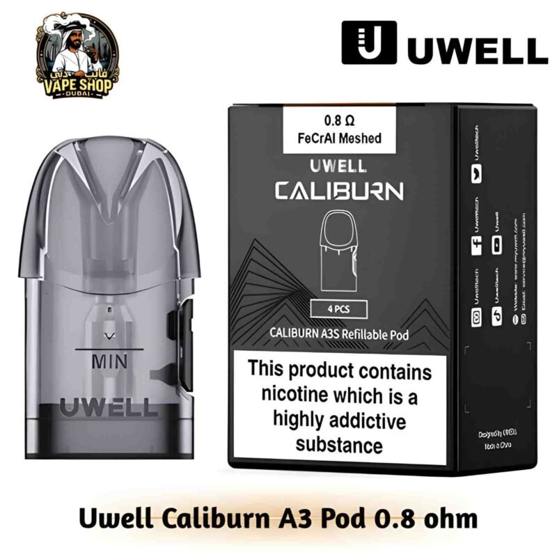 Uwell Caliburn A3 Pods 0.8 ohm in UAE