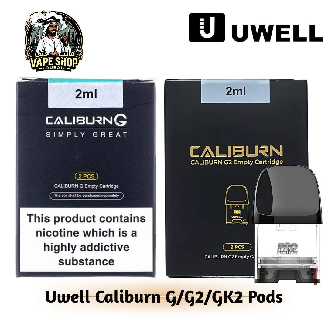 Uwell Caliburn G Pods and Caliburn G2/GK2 Pods in UAE Uwell Caliburn G Pods and Caliburn G2/GK2 Pods in UAE