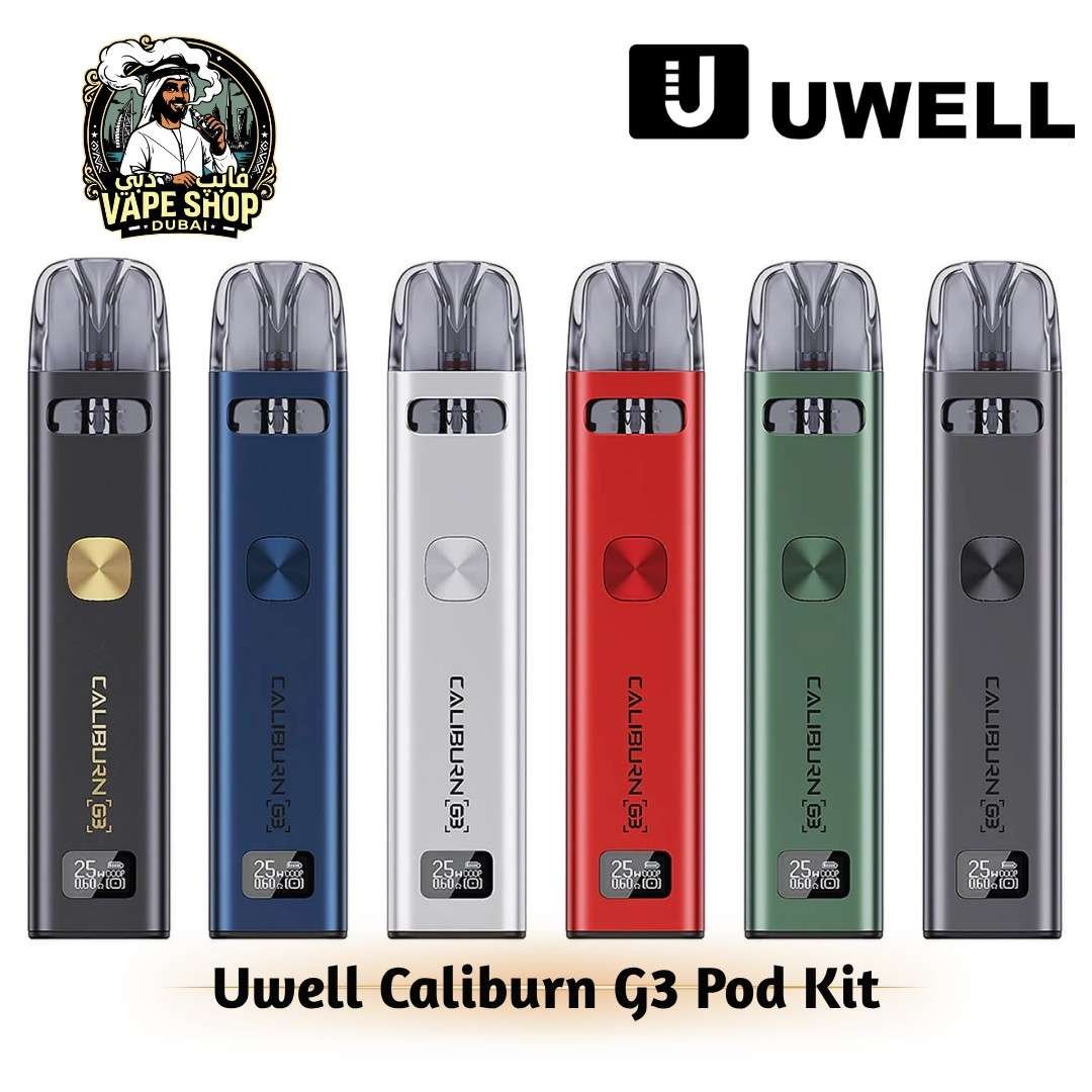 Uwell Caliburn G3 Pod Kit 900mAh 25W in UAE Uwell Caliburn G3 Pod Kit 900mAh 25W in UAE