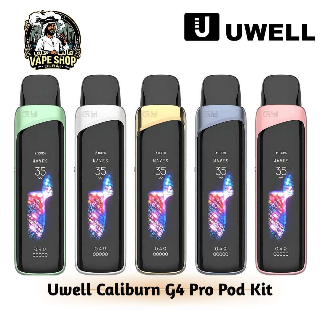 Uwell Caliburn G4 Pro Pod Kit 1800mAh 35W in UAE Uwell Caliburn G4 Pro Pod Kit 1800mAh 35W in UAE