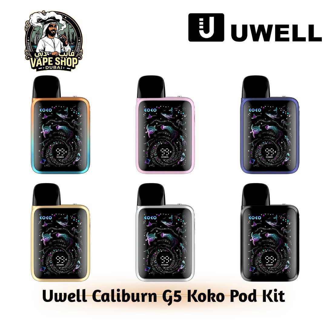 Uwell Caliburn G5 Koko Pod Kit 1600mAh 35W in UAE Uwell Caliburn G5 Koko Pod Kit 1600mAh 35W in UAE