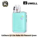 Uwell Caliburn G5 Lite Koko Pod Kit Peacock Green in UAE