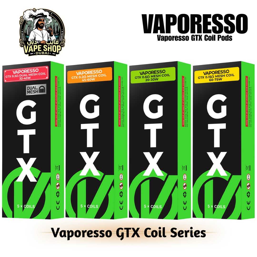 Vaporesso GTX Coil Series in UAE Vaporesso GTX Coil Series in UAE