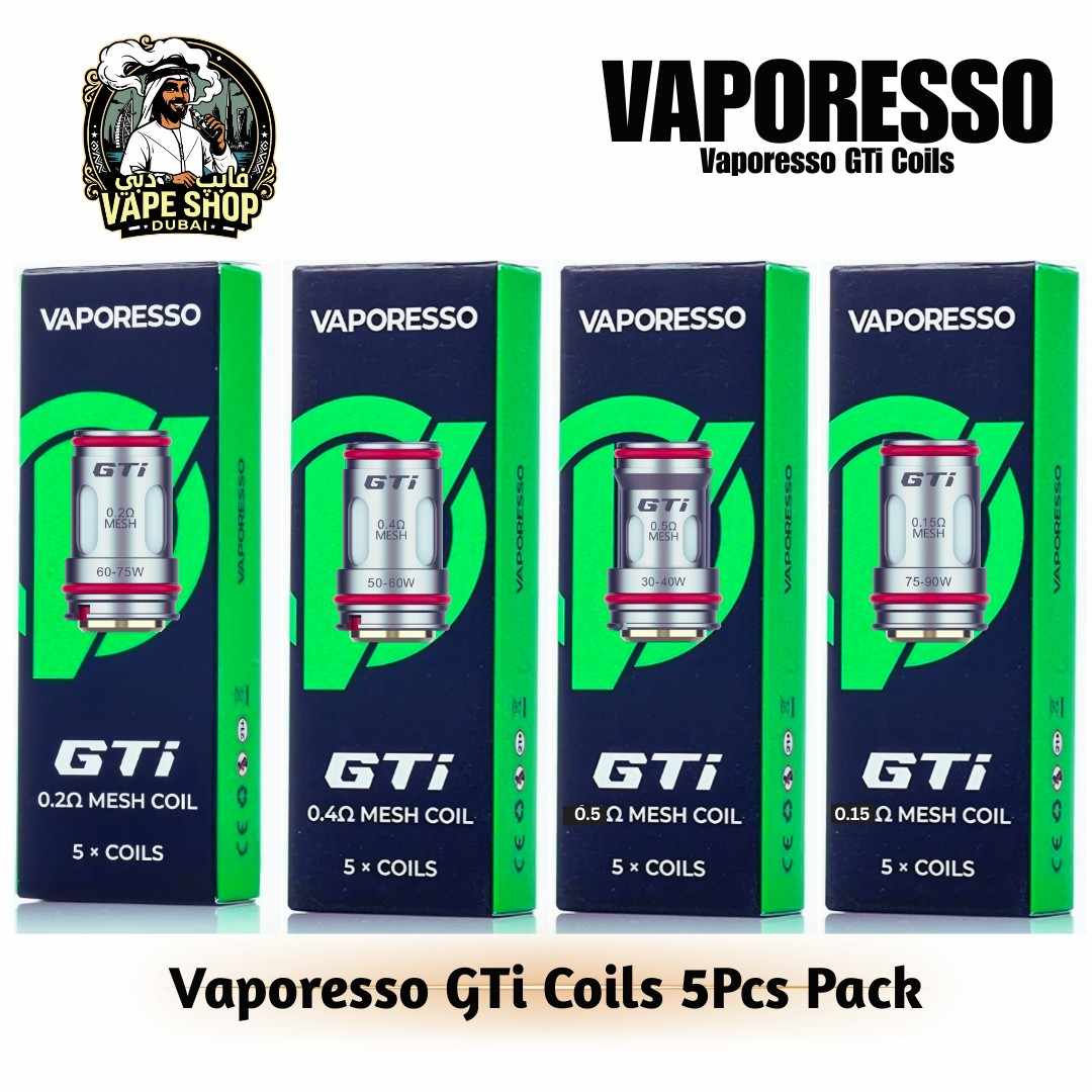 Vaporesso GTi Coils Series 5Pcs Pack in UAE Vaporesso GTi Coils Series 5Pcs Pack in UAE