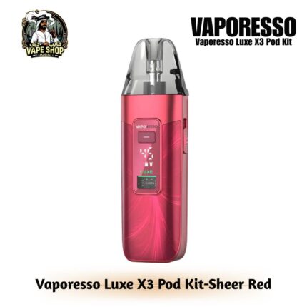 Vaporesso Luxe X3 Pod Kit Sheer Red