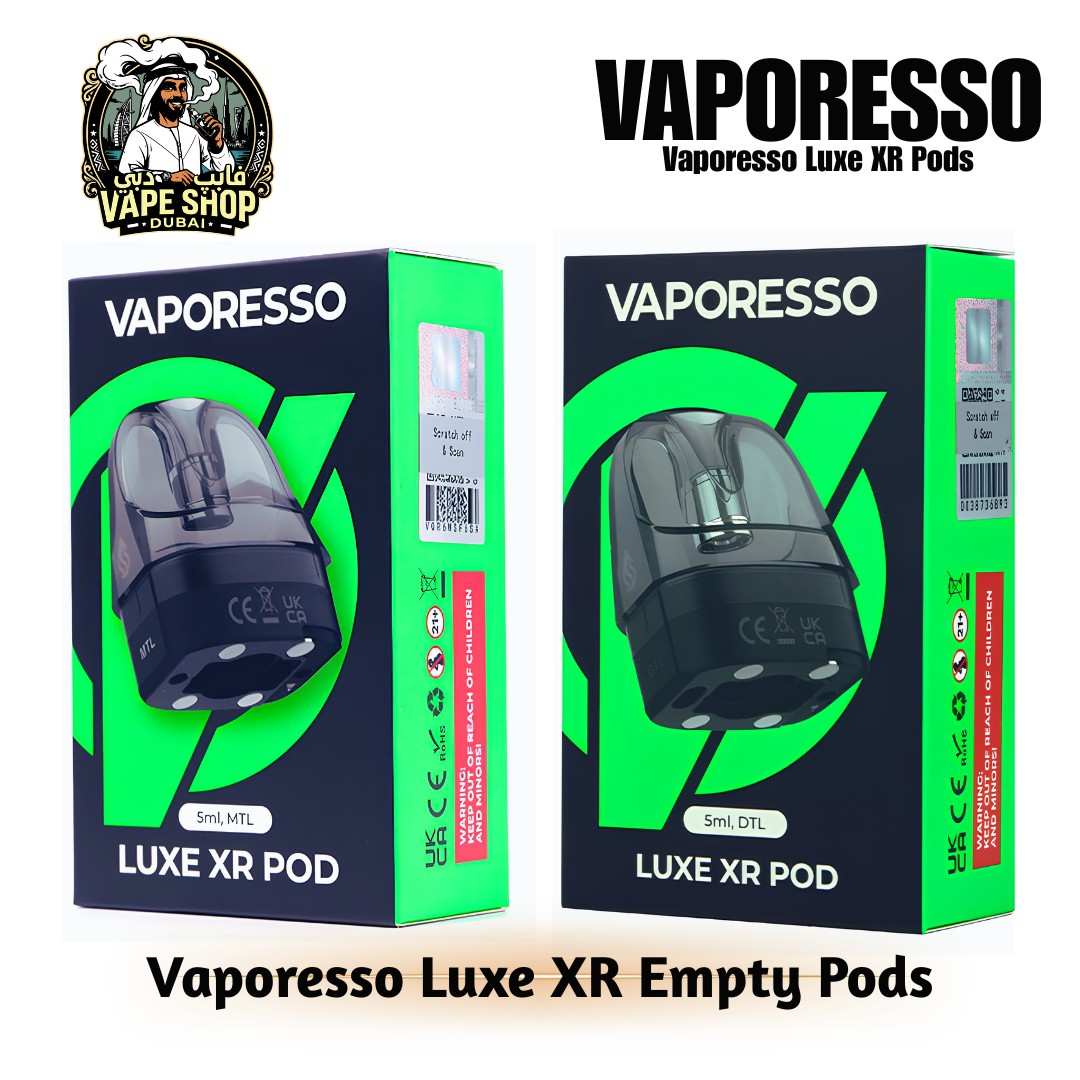 Vaporesso Luxe XR Empty Pod 5ML in UAE Vaporesso Luxe XR Empty Pod 5ML in UAE
