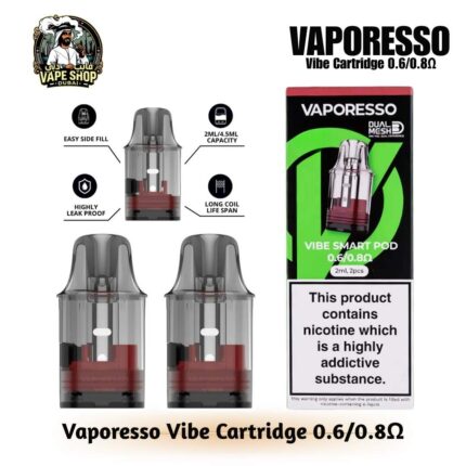 Vaporesso Vibe Cartridge 0.60.8 ohm in Dubai