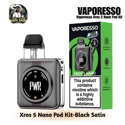 Vaporesso Xros 5 Nano Pod Kit Black Satin