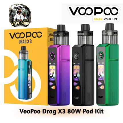 VooPoo Drag X3 Pod Kit 80W in Dubai