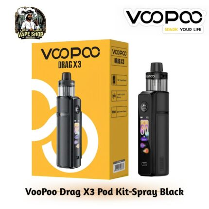 VooPoo Drag X3 Pod Kit Spray Black in UAE